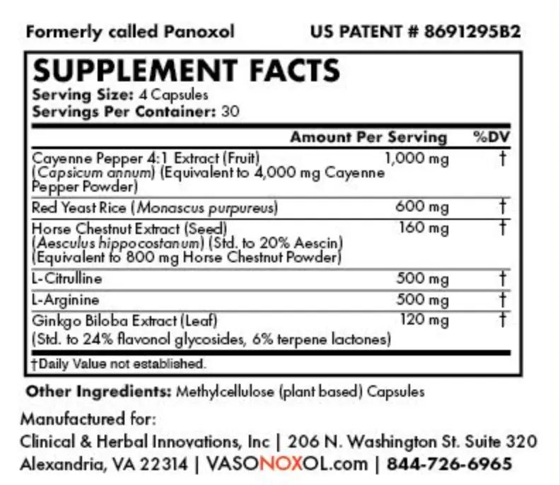 3 Pack - Vasonoxol