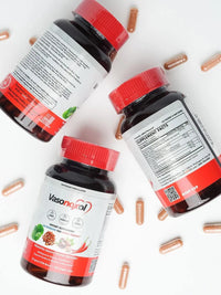 Vasonoxol® 3-Pack – 360 Capsules | US-Patented Nitric Oxide Supplement for Cardiovascular Support