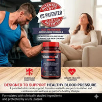 Vasonoxol® Annual Pack (12 Bottles) – 1,440 Capsules | Full Year Nitric Oxide Supply